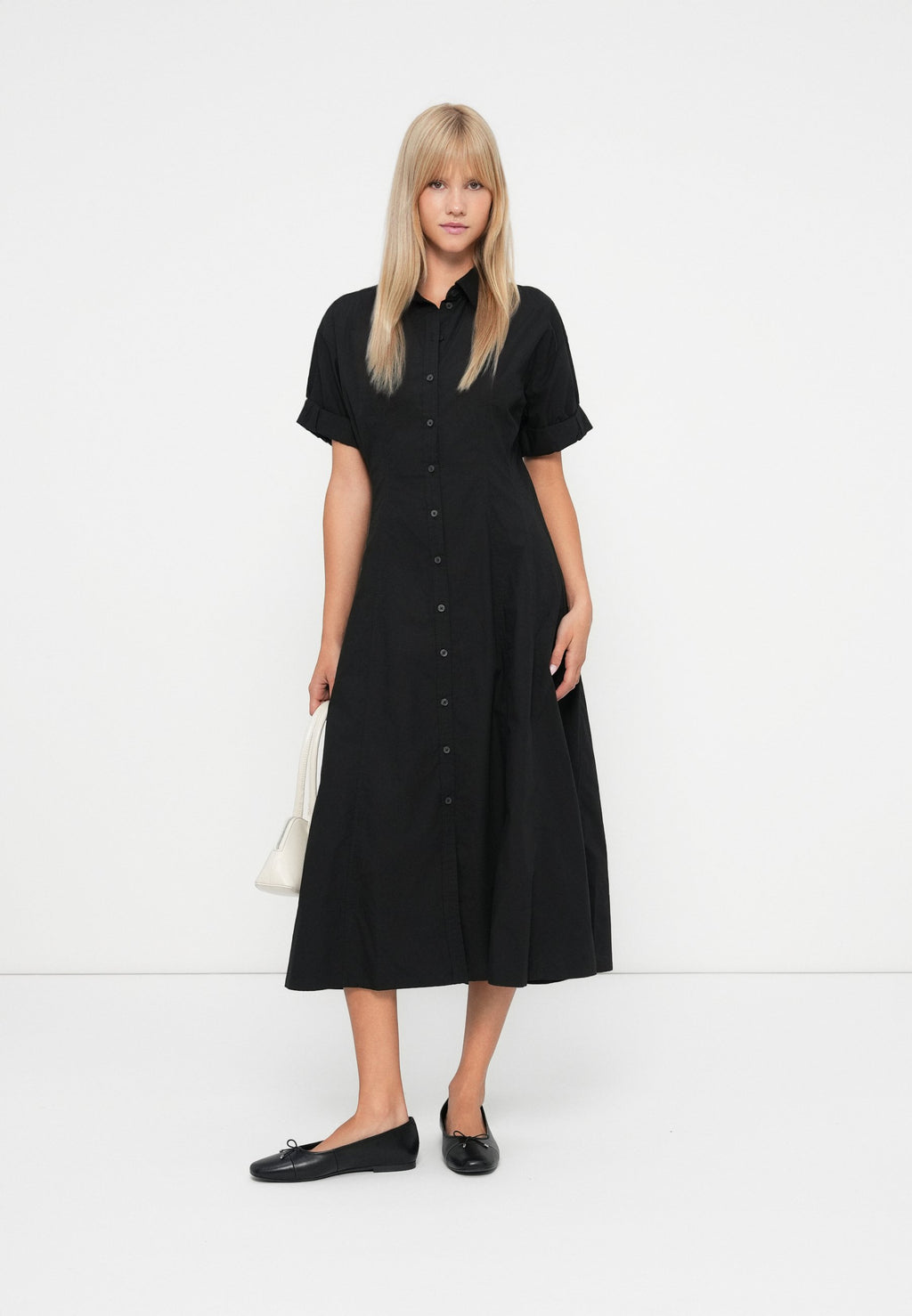 GAP ROLLED CUFF COLLARED