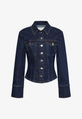 Calvin Klein Jeans SCULPT TRUCKER SHIRT CK CLASSIC - Button-down blouse - ck classic rinse