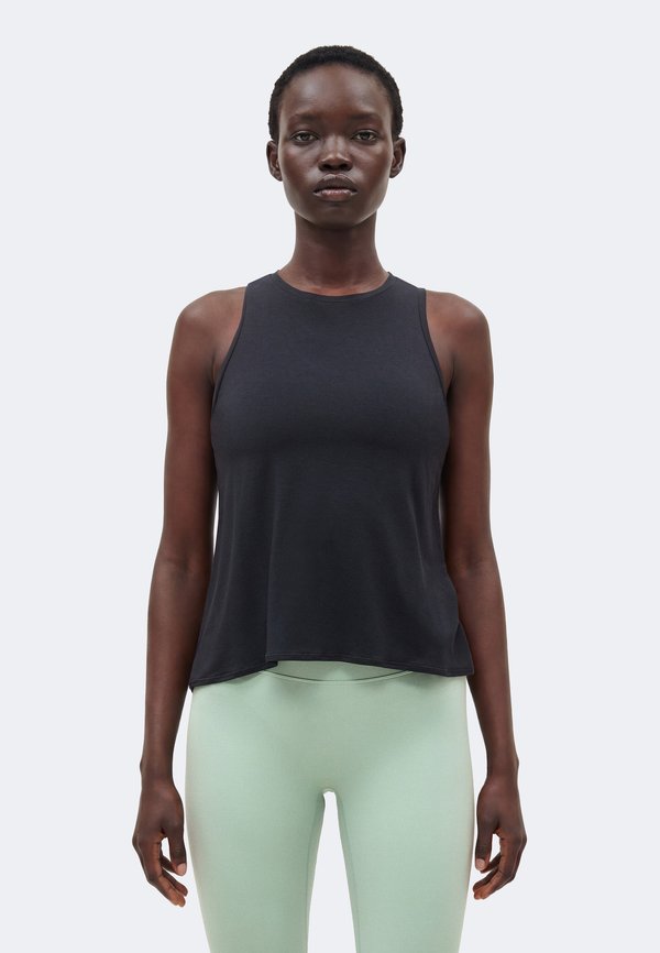 Nike Performance ZENVY TANK - Top - black/cool grey