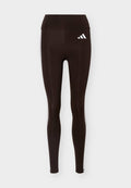 adidas Performance OPTIME ESSENTIALS WORKOUT 3 STRIPES 7/8 - Leggings - aurora coffee/white
