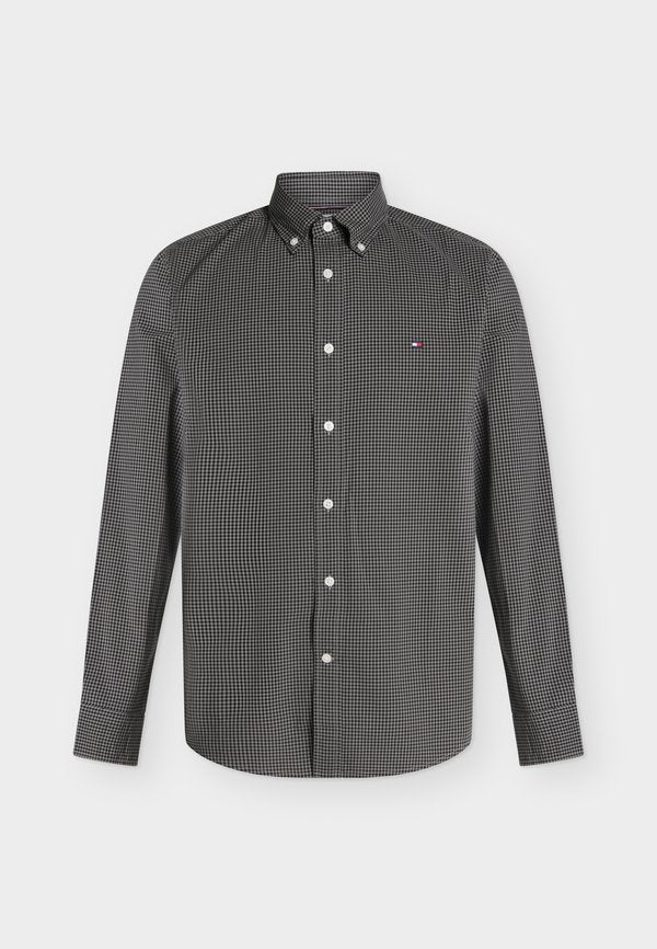 Tommy Hilfiger FLEX POPLIN GINGHAM RF SHIRT - Shirt - hydrogen grey