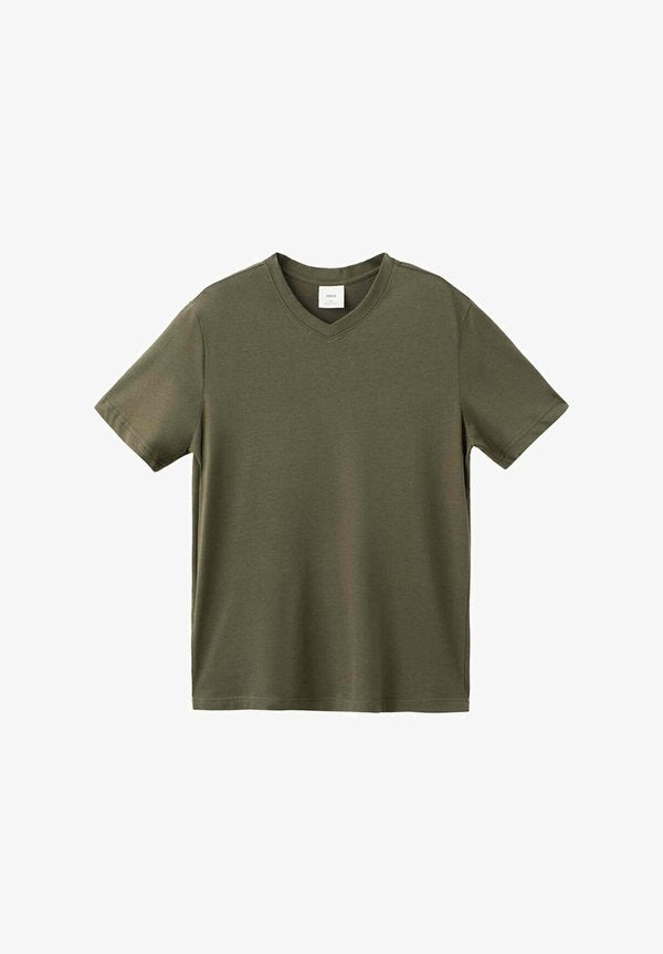 Mango ADULT - Basic T-shirt - khaki