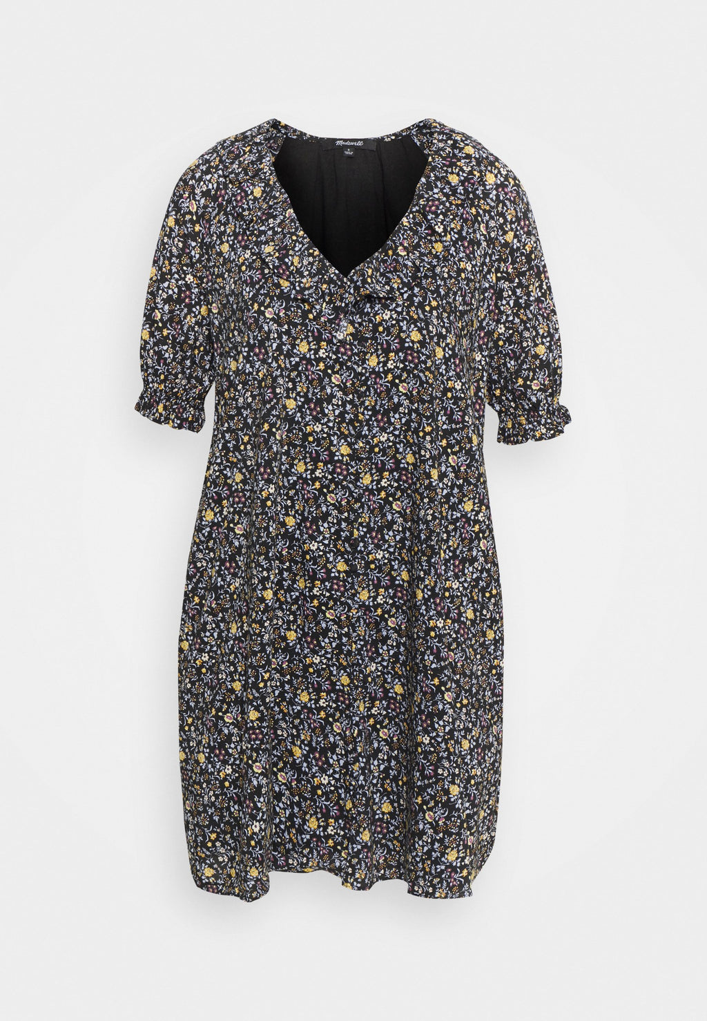 Madewell RUFFLE NECK EASY DRESS