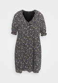 Madewell RUFFLE NECK EASY DRESS