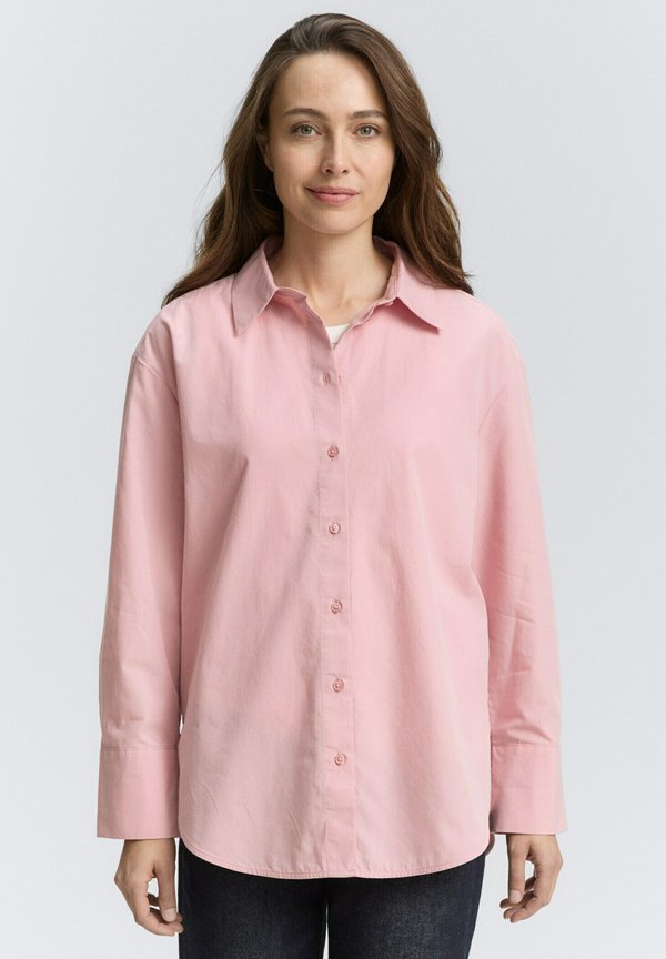 TOM TAILOR LOOSE FIT - Button-down blouse - morning pink