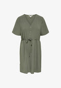 ONLY DRESS ONLMETTE SHORT DRESS - Shirt dress - smokey olive