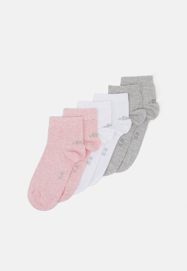 s.Oliver 6PACK ONLINE UNISEX ORIGINALS QUARTER  - Socks - rosé melange