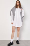 Apricot PINSTRIPE OVERSIZED