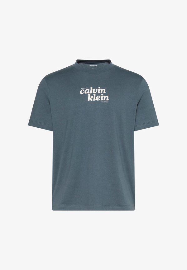 Calvin Klein Jeans Print T-shirt - dark slate