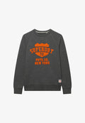 Superdry & Co SUPERDRY ATHLETIC FELT APPLIQUE CREW NECK SWEATSHIRT.. - Sweatshirt - light charcoal marl