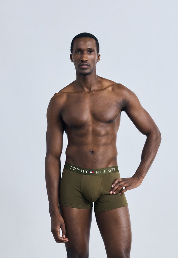 Tommy Hilfiger ORIGINAL TRUNK 3 PACK - Trunks - oat heather/mountain pine/army green