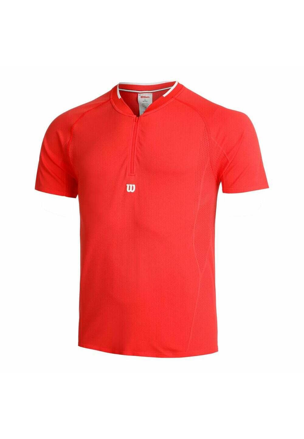 Wilson PLAYERS SEAMLESS ZIP HENLEY