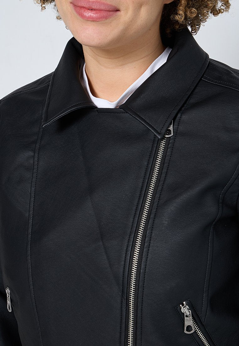 CARSABINE FAUX LEATHER BIKER OTW CUR Media 3