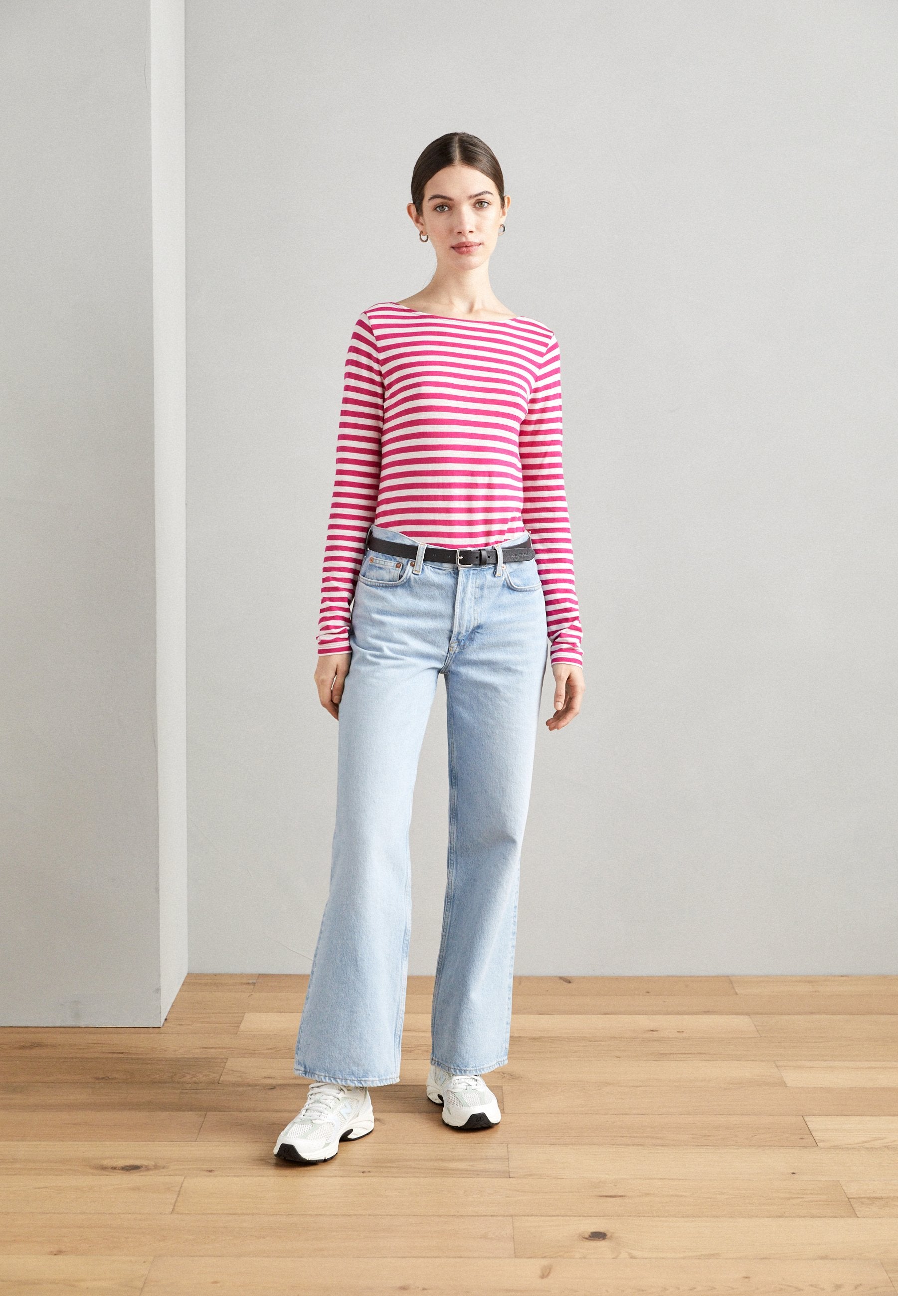 Marc O'Polo LONG SLEEVE BOAT NECK STRIPED
