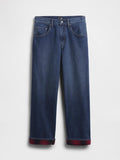 GAP STRANGER THINGS FLANNEL-LINED EXTRA BAGGY JEANS
