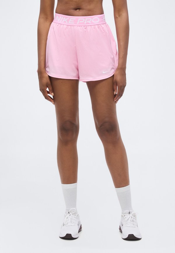 Nike Performance SHORT - Sports shorts - pink rise/white