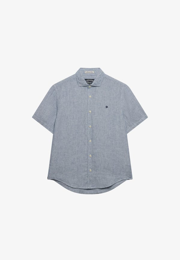 Superdry & Co Shirt - ticking navy stripe