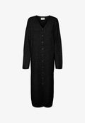Vero Moda Knitted AWNINNA Long - Jumper dress - black