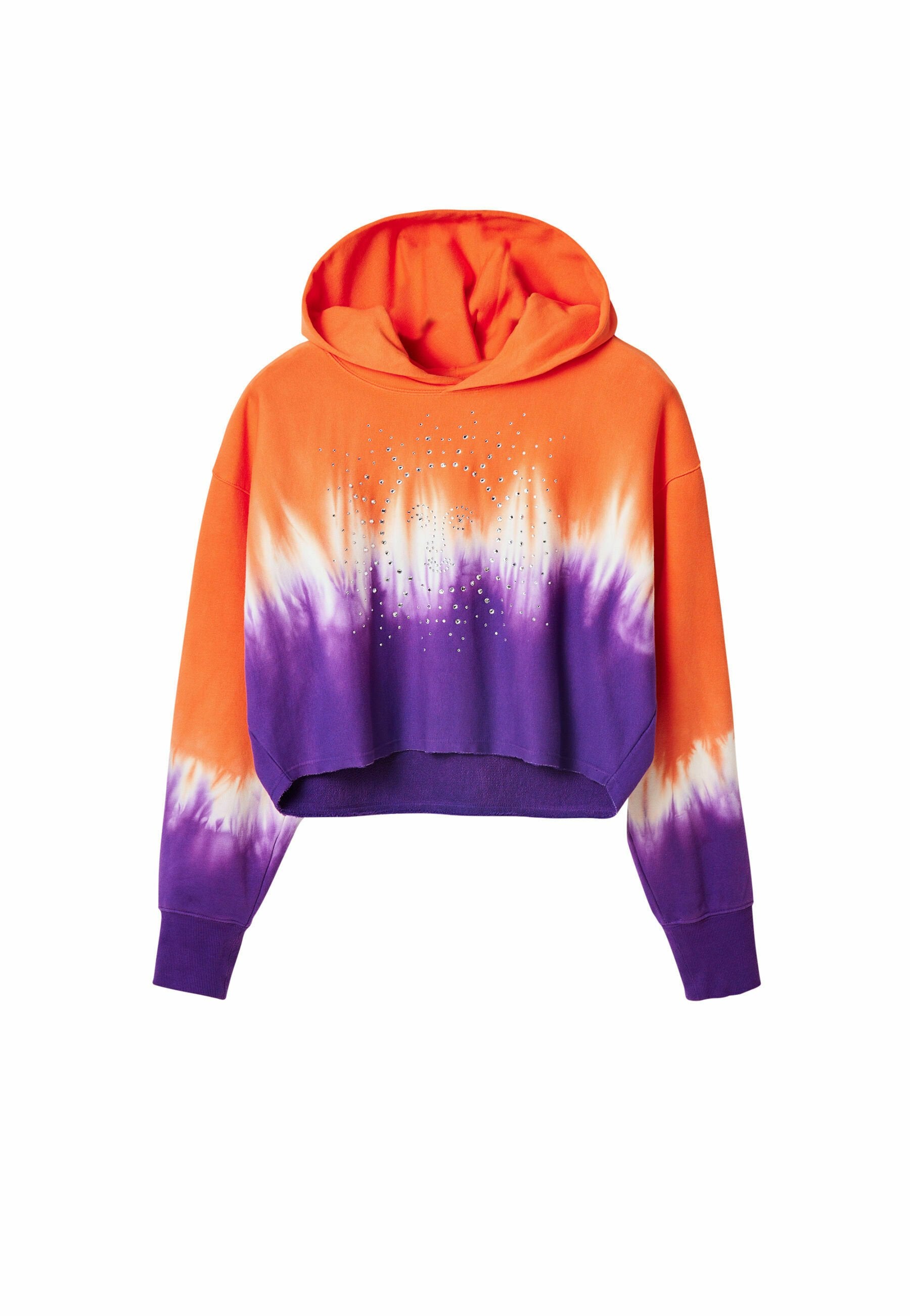 Desigual TIE-DYE RHINESTONE HOODIE
