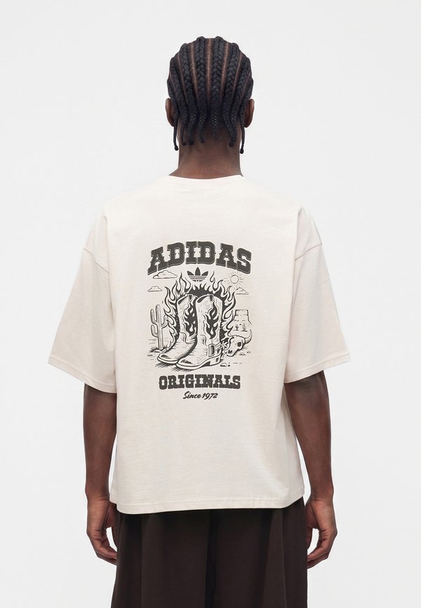 adidas Originals UNISEX - Print T-shirt - white