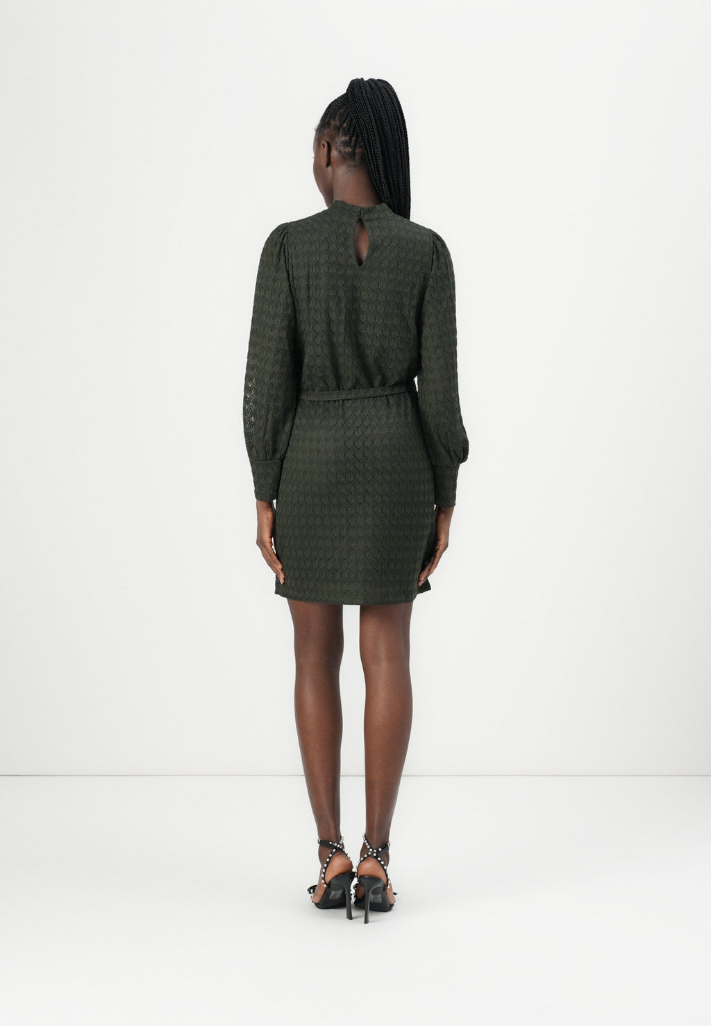 JDY JDYAVERY HIGHNECK BELT DRESS