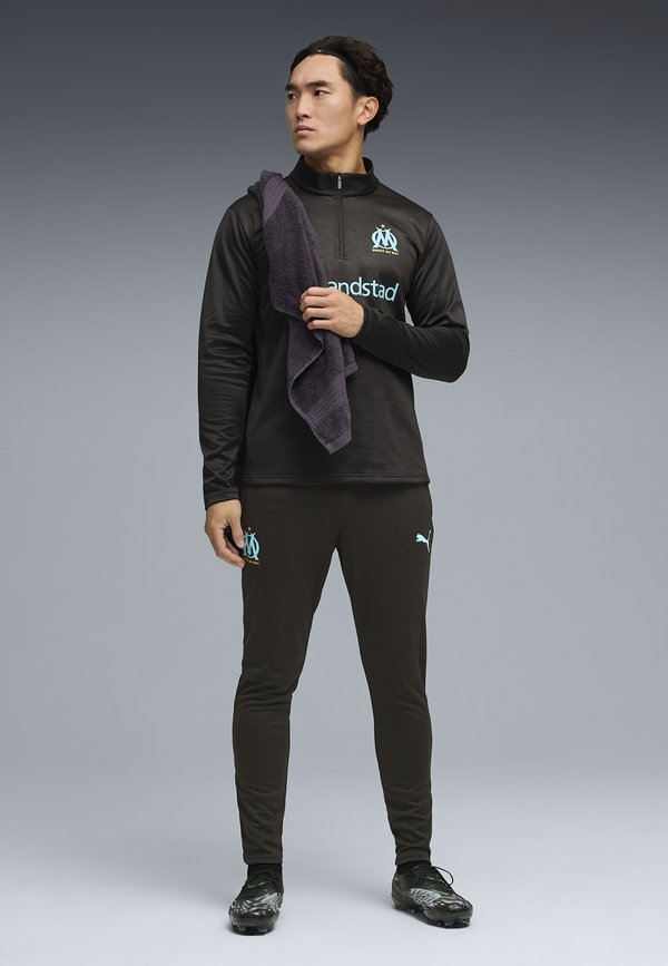 Puma OM TRAINING W POCKETS - Club wear - black-team aqua