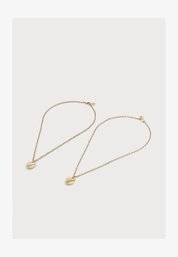 Tommy Hilfiger HEART CHARMS 2 PACK - Necklace - gold-coloured