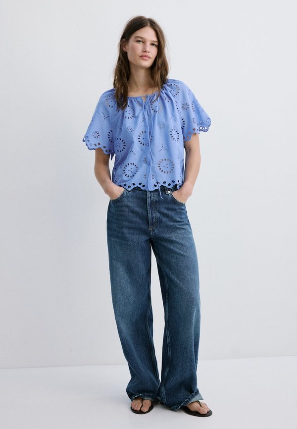 Mango ADULT - Blouse - blue