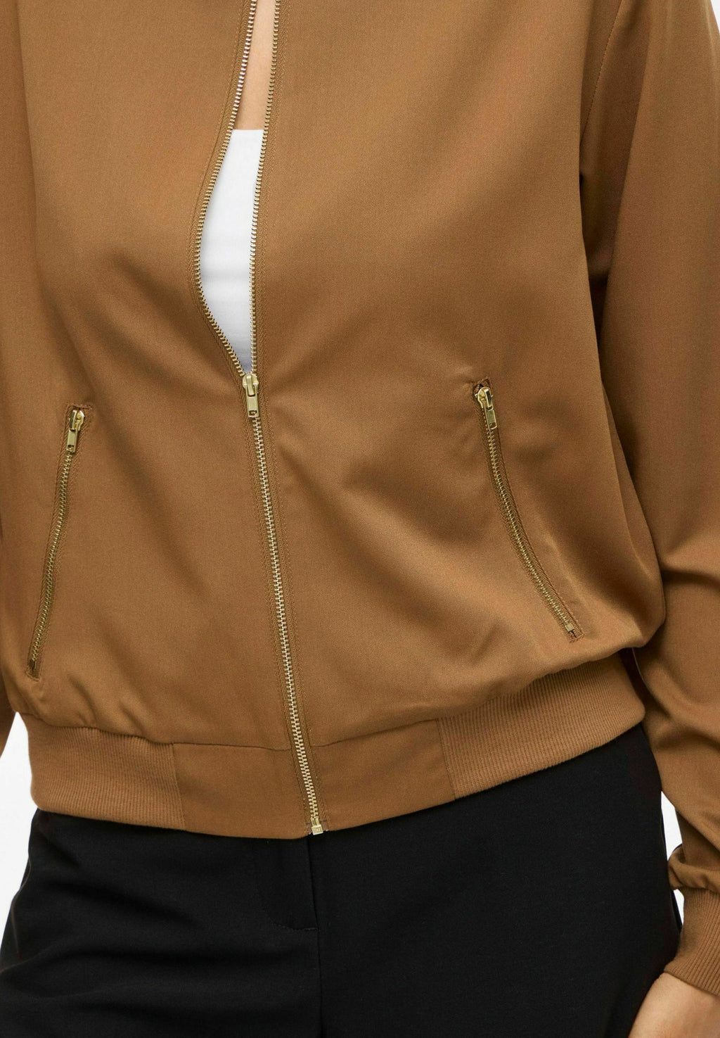 VILA bomber VIBUBBLE Zipper