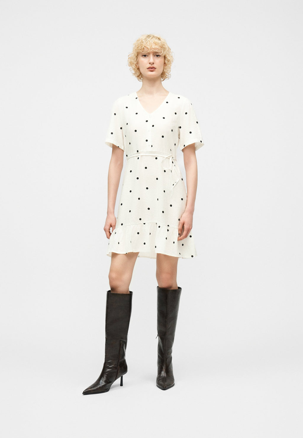 ONLY ONLTULI TUTA V NECK SHORT DRESS