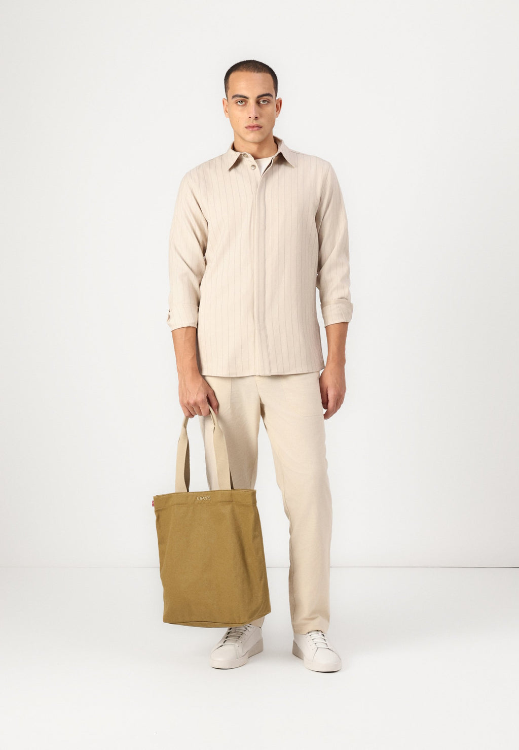 Bruuns Bazaar APRICOT BRENT SHIRT