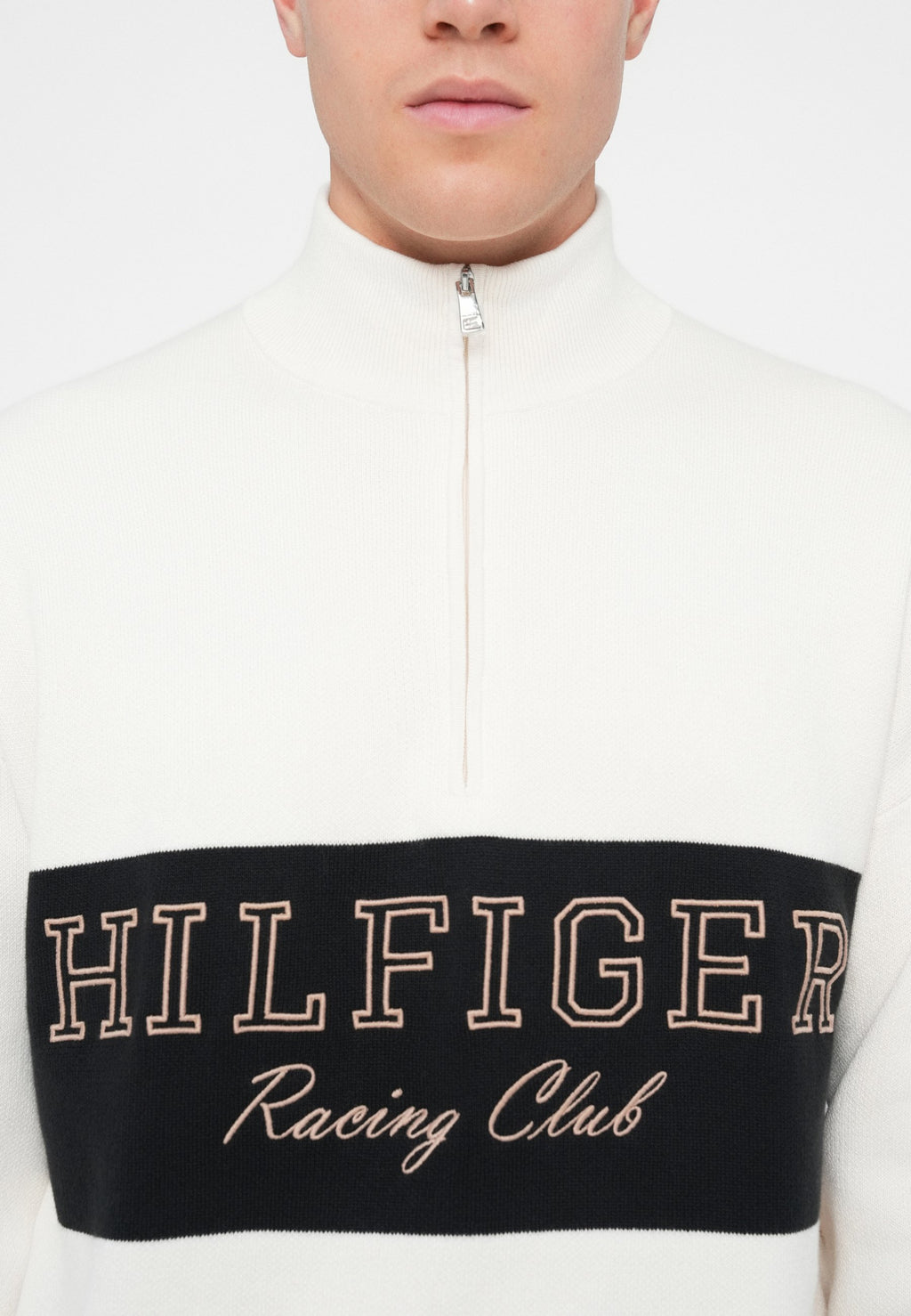 RELAXED QUARTER-ZIP MOCK NECK JUMPER Media 6