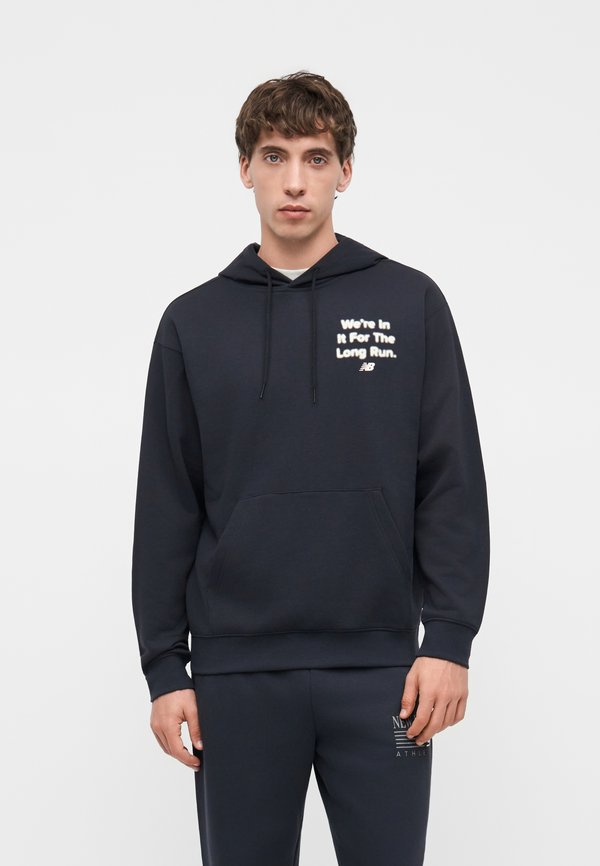 New Balance FOGGY DAZE HOODIE  - Hoodie - dark night