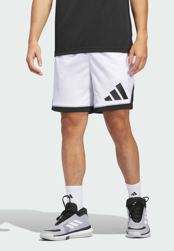 adidas Performance BADGE OF SPORT SHORT 9IN - Sports shorts - white   black