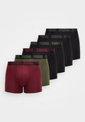 Puma MEN EVERYDAY 6 PACK - Boxer briefs - bordeaux/olive/black