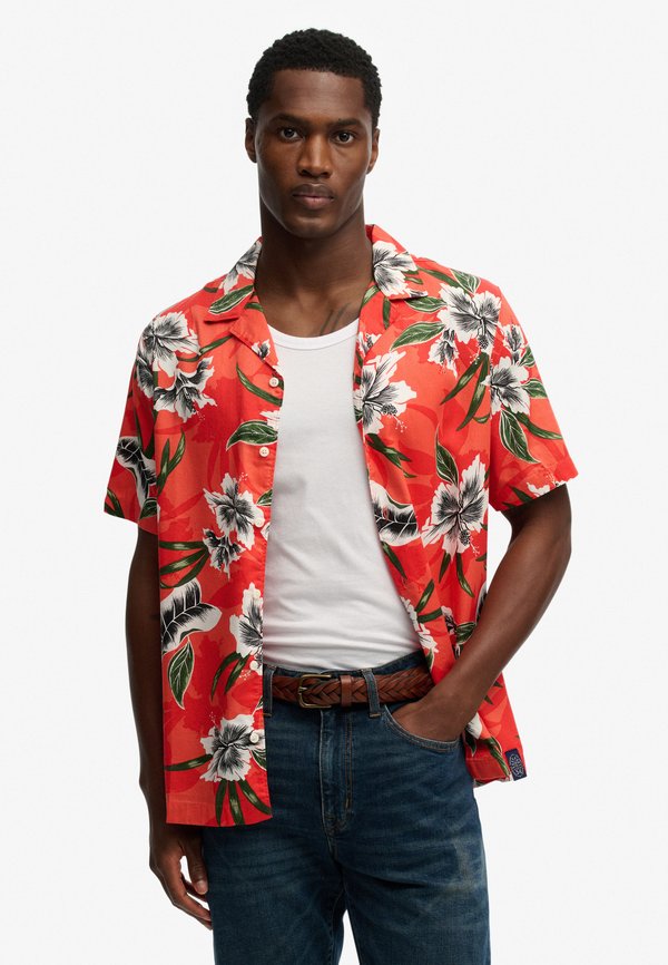 Superdry & Co SUPERDRY & CO - Shirt - hibiscus red