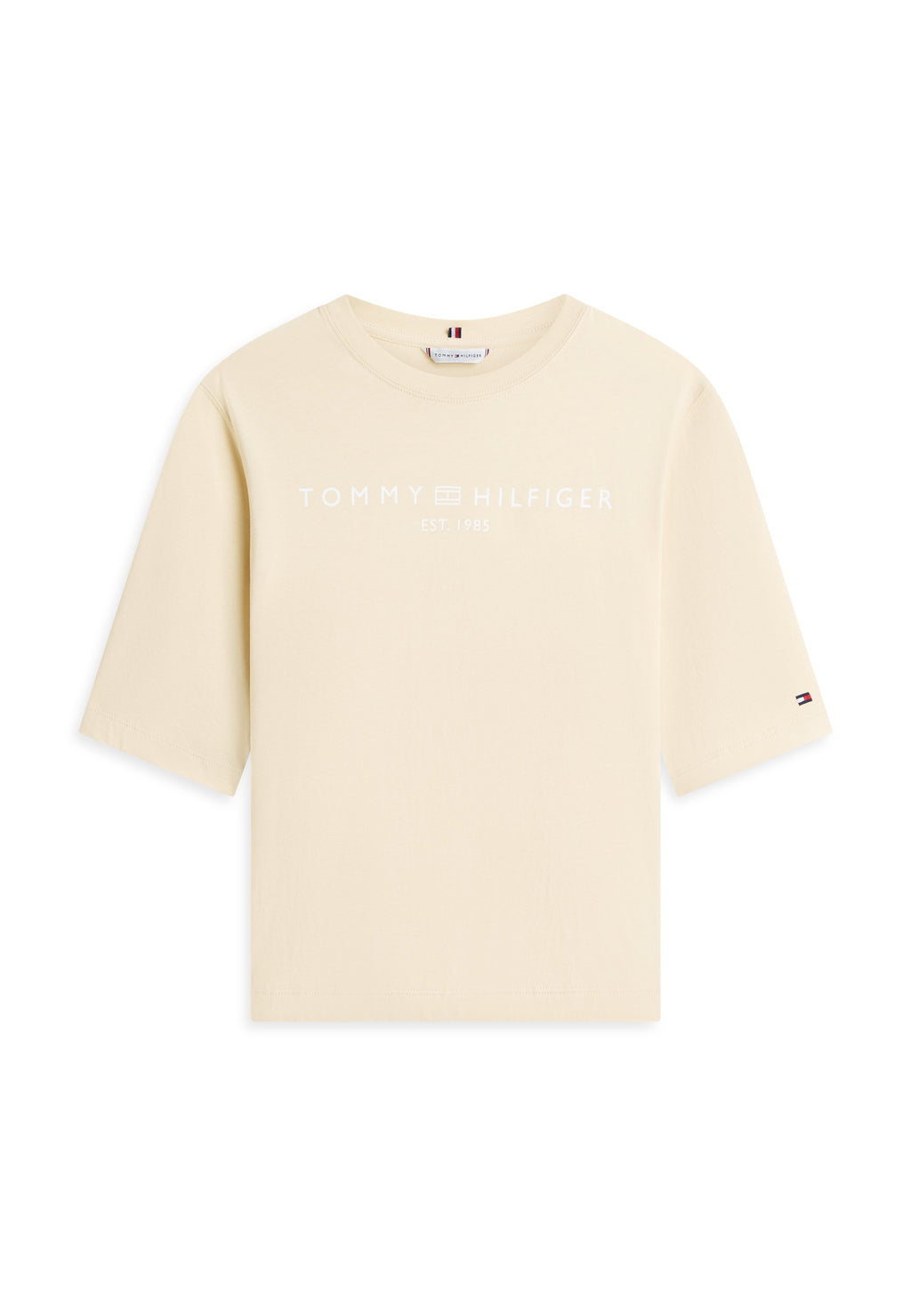 LOGO JERSEY RELAXED CREW NECK T-SHIRT Media 1