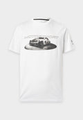 Puma BMW GRAPHIC TEE - Print T-shirt - white
