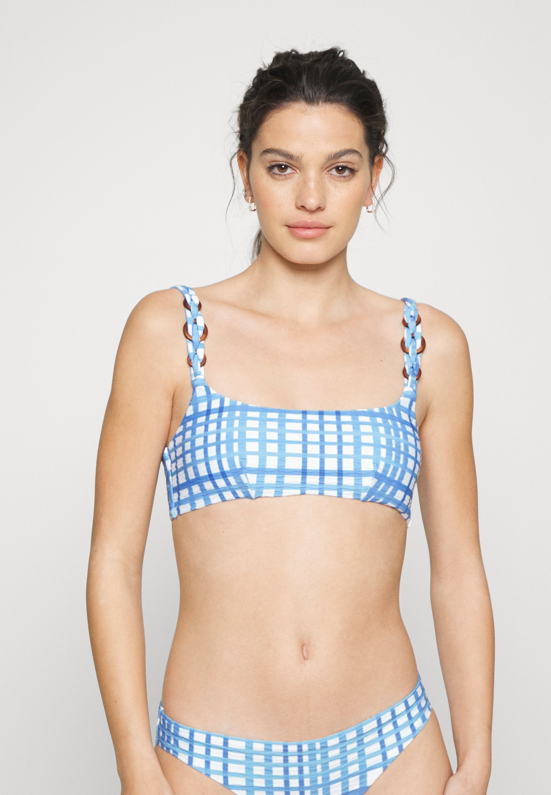 AMALFI CHECK BRALETTE Media 3
