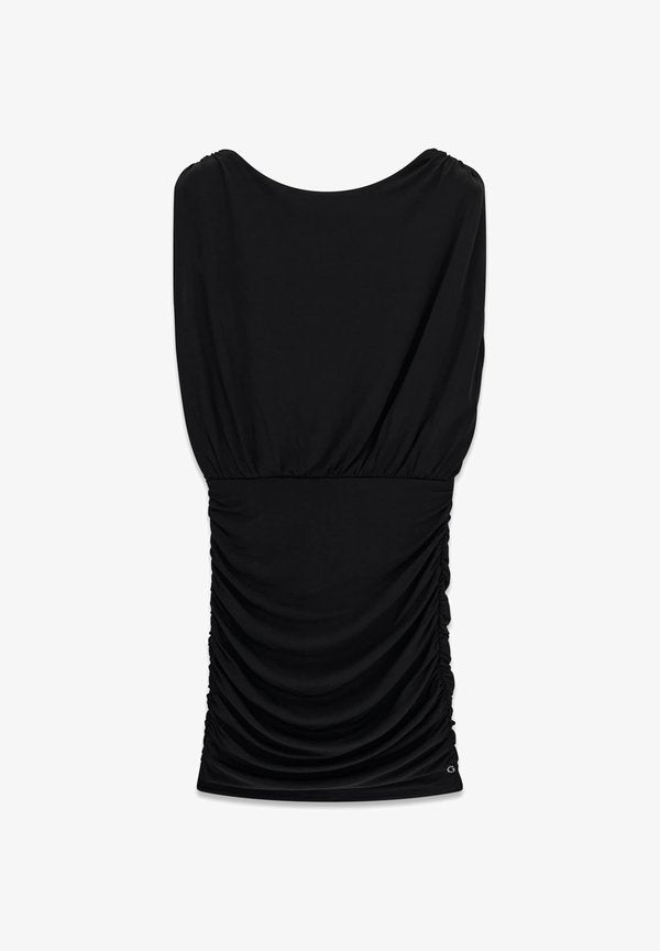 Guess BODYCON MINI DRESS - Jersey dress - schwarz