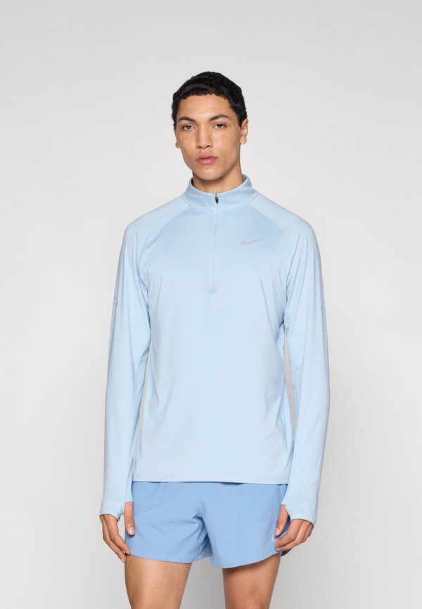Nike Performance STRIDE MIDLAYER - Long sleeved top - light armory blue/reflective silver-coloured