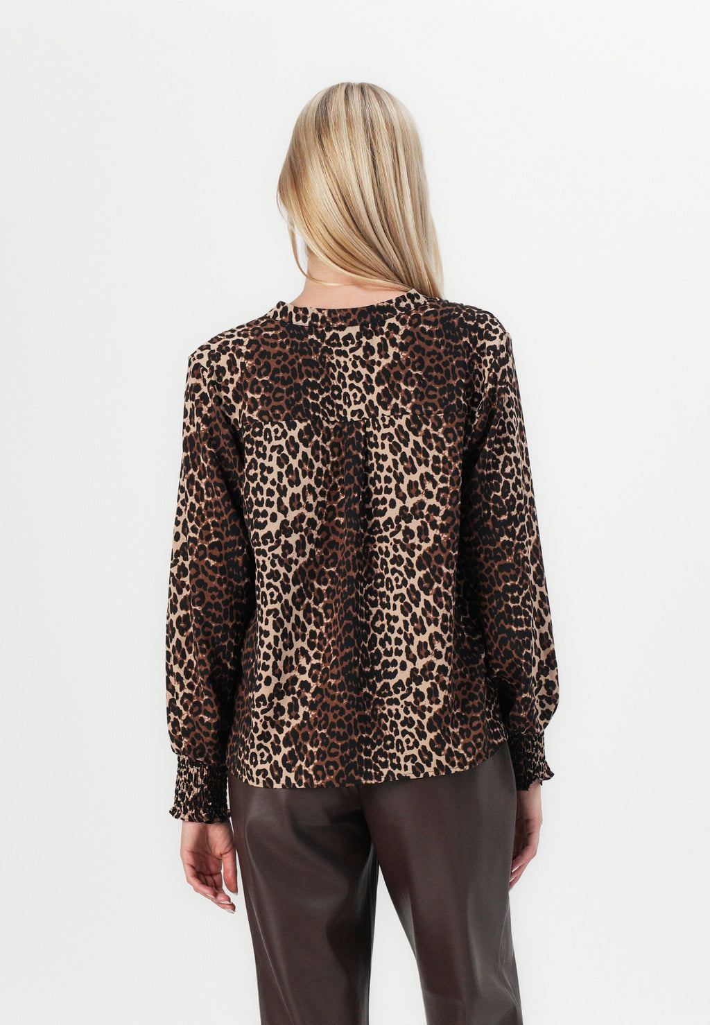 ONLY ONLMETTE V-NECK LS SMOCK TOP NOOS WVN