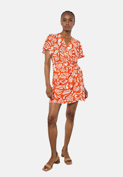 Apricot FLORAL PAISLEY