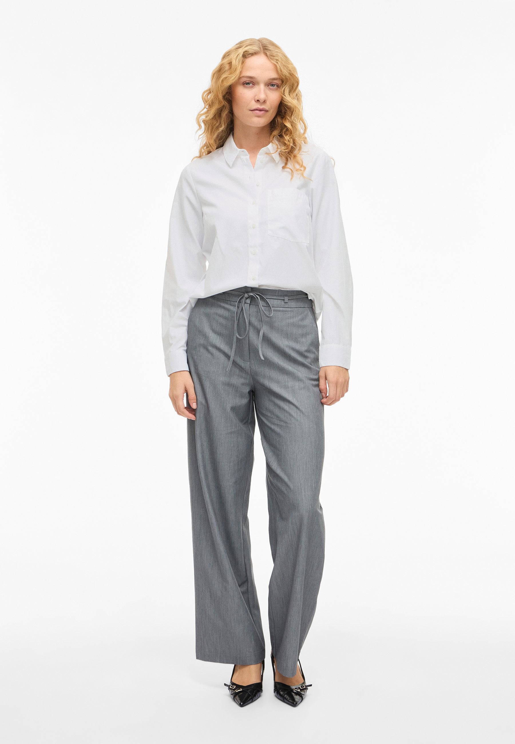 VILA VIDARMA L/S REGULAR SHIRT - NOOS