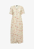 Vero Moda Curve SMOCK DRESS VMCBELLA LONG DRESS - Maxi dress - birch