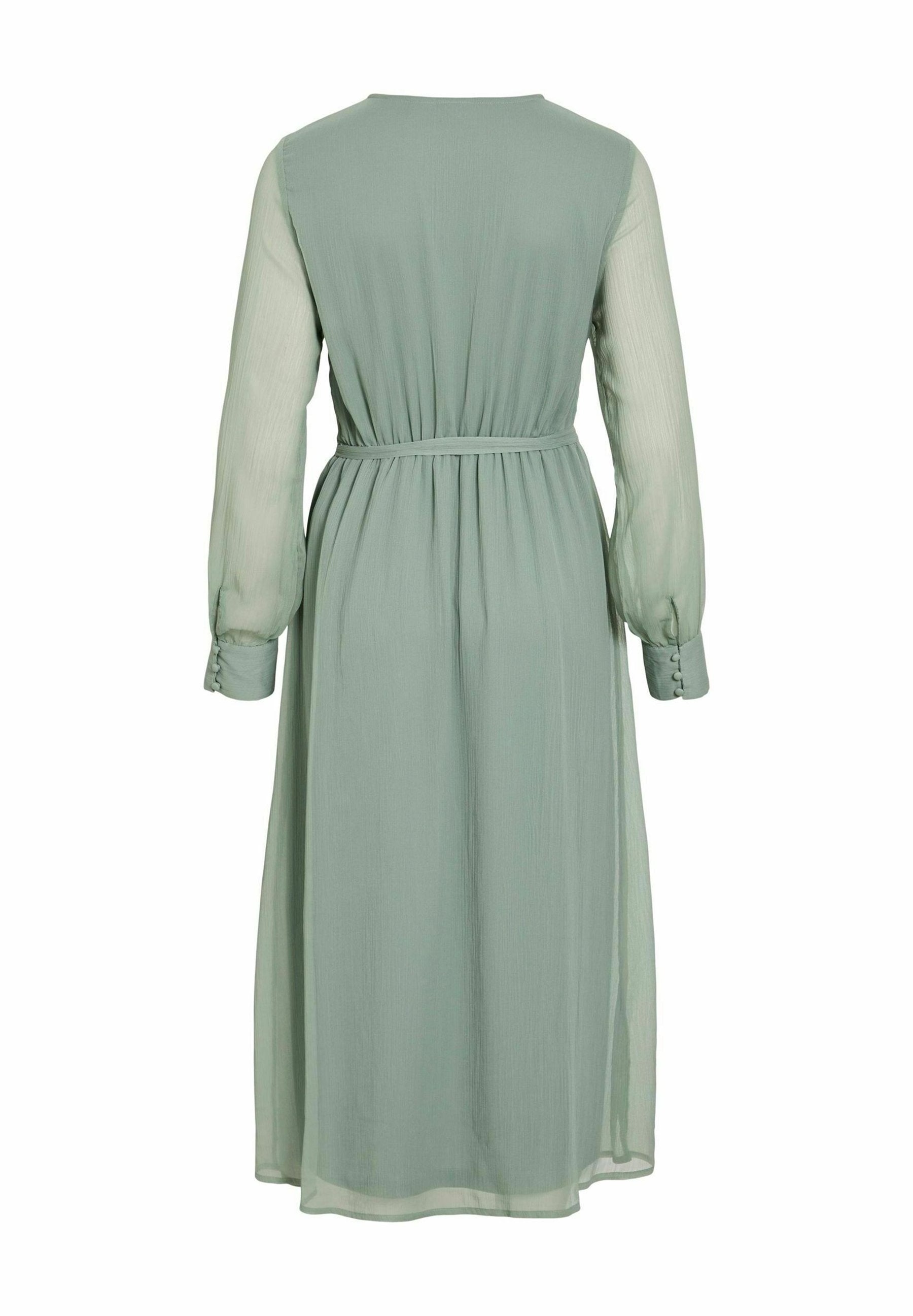 VILA VIFALIA V-NECK L/S MIDI DRESS - NOOS/DC