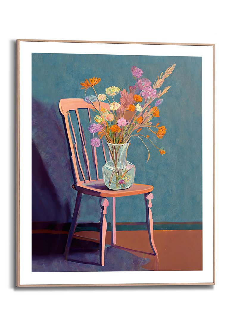 Orange Wallz COLOURED CHAIR