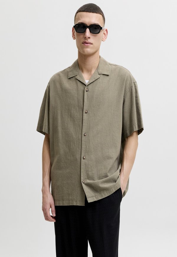 Jack & Jones SUMMER LINEN BLEND RESORT SHIRT - Shirt - Green