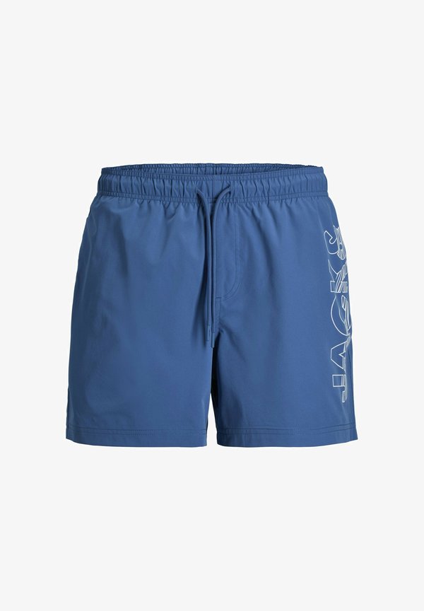 Jack & Jones JACK & JONES MEN'S SWIM SHORT JPSTMAUI WAVE LOGO PLAIN - Swimming shorts - delft