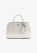 Guess PATSIE LOGO - Handbag - creme